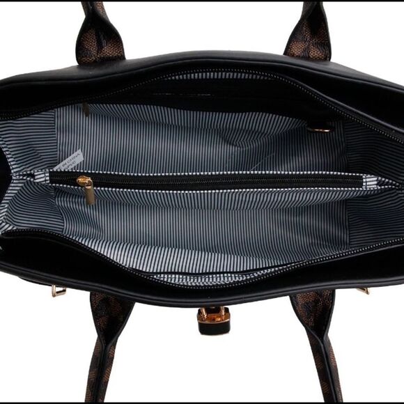 ⭐️Host Pick⭐️Monogram Pattern Double Handles bag - Picture 2 of 3